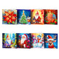 Diamond Painting Wenskaart | Kerstmis (Set Van 8)