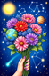 Een boeket bloemen