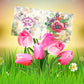 Diamond Painting Wenskaart | Bloemen (Set Van 8)