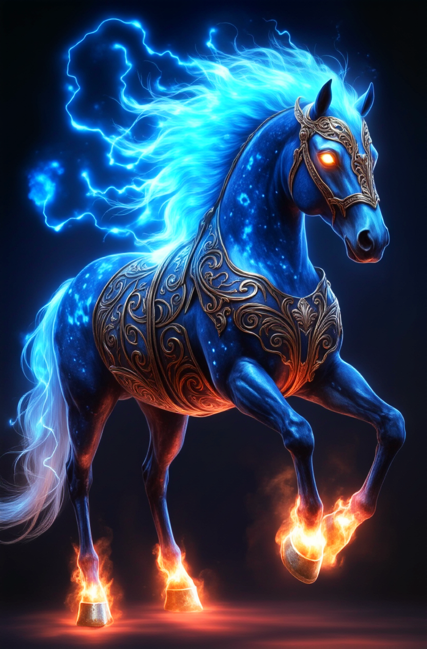 Vlammend paard