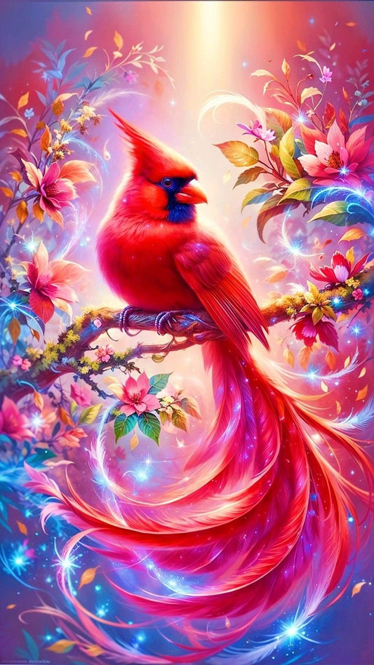 Betoverde Rode Kardinaal