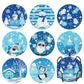 Diamond Painting Onderzetter | Winter (Set Van 8) | Geen Houder