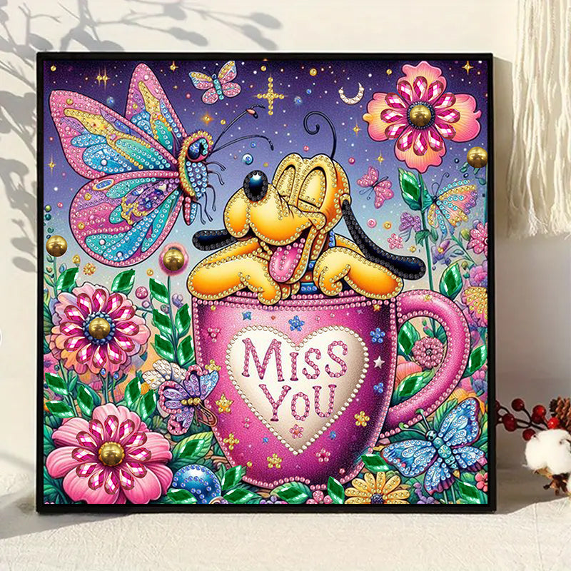 Partial Special Shaped Diamond Painting - Cartoon