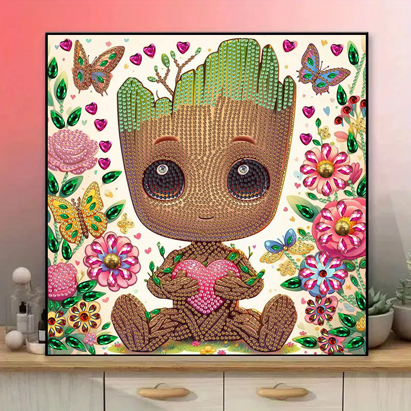 Partial Special Shaped Diamond Painting - Cartoon