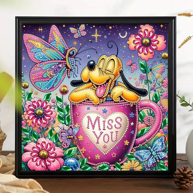 Partial Special Shaped Diamond Painting - Cartoon