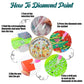 Diamond Painting Placemats | Kerstkabouter (4 Stuks / Set) | Inclusief Beugel
