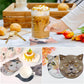 Diamond Painting Onderzetter | Kitten (Set Van 8)