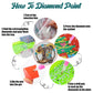 Diamond Painting Placemats | Schoenbloem (4 Stuks / Set) | Inclusief Beugel