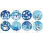 Diamond Painting Onderzetter | Winter (Set Van 8) | Geen Houder