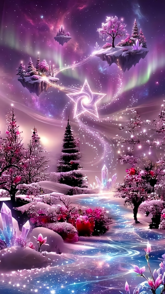 Aurora Melkweg Sneeuw