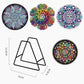 Diamond Painting Placemats | Mandala (4 Stuks / Set) | Inclusief Beugel