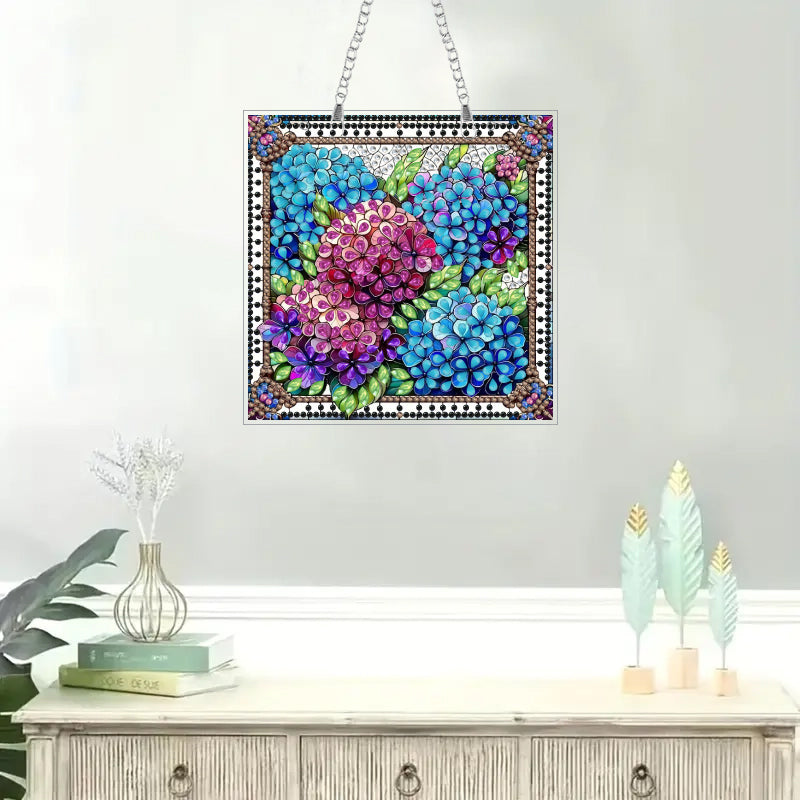 DIY Diamond Painting Hanger | Bloemen