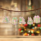 16 stuks DIY Diamond Painting Sleutelhanger | Kerstmis (Enkele zijde)