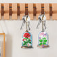 16 stuks DIY Diamond Painting Sleutelhanger | Koe (Enkele zijde)