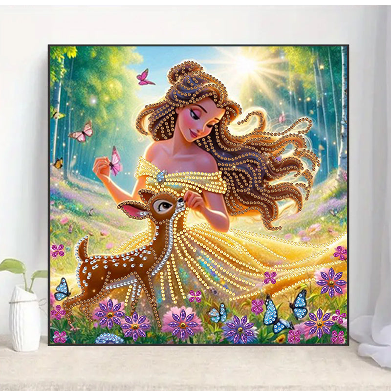 Partial Special Shaped Diamond Painting - Cartoon