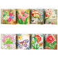 Diamond Painting Wenskaart | Bloemen (Set Van 8)