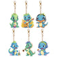 Diamond Painting Sleutelhanger Kleine Dinosaurus (Set Van 6)