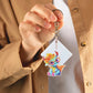 Diamond Painting Sleutelhanger Schattig Draakje (Set Van 6)