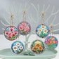 Diamond Painting Sleutelhanger Bloemen (Set Van 6)