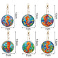 Diamond Painting Sleutelhanger Zeepaardjes (Set Van 6)