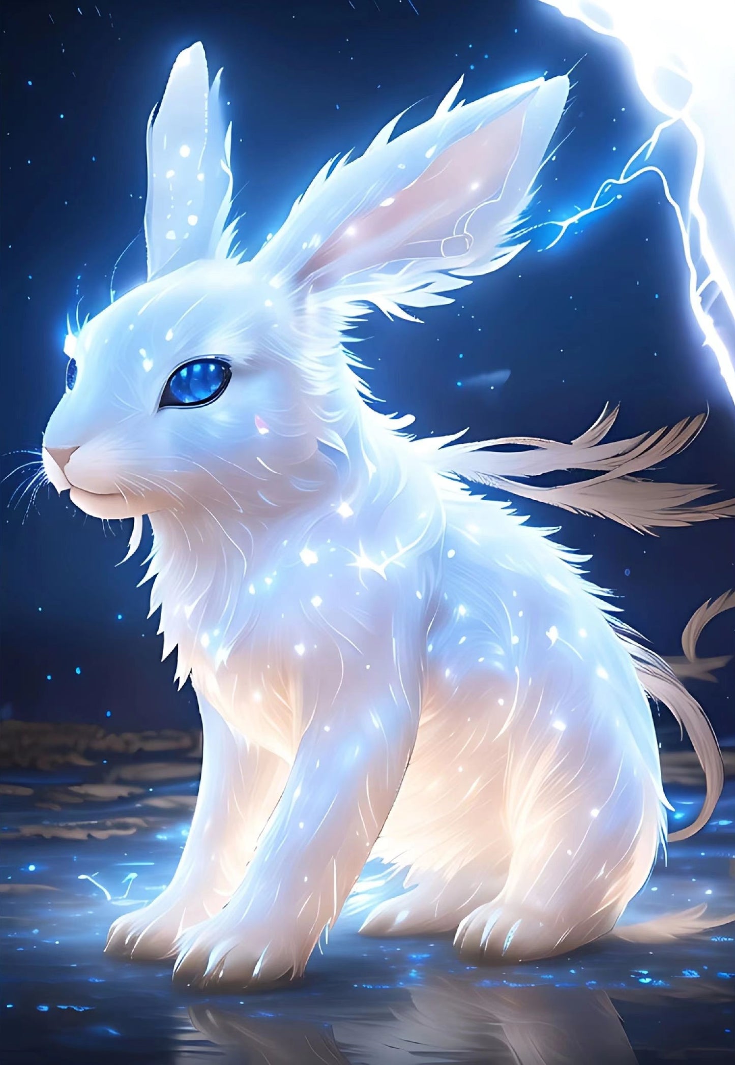 Lightning White Rabbit