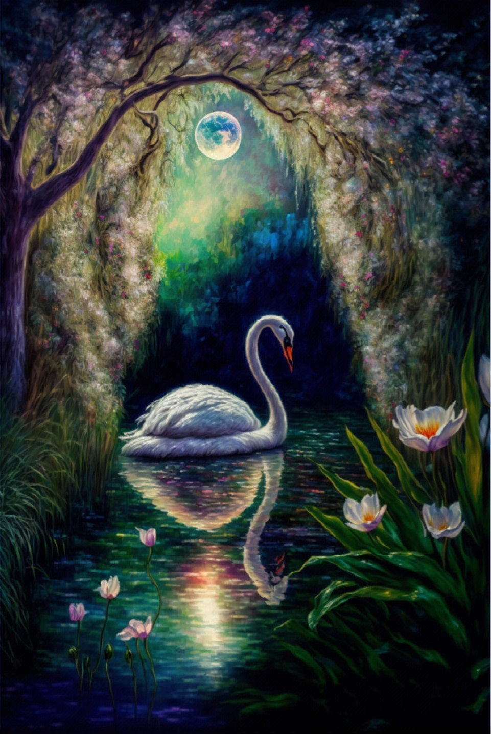 5D Zwaan Diamond Painting Volwassenen, Diamond Painting, Diamond 5D Zwaan Diamond Painting Volwassenen, Diamond Painting, Diamond